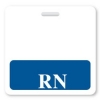 Horizontal Blue "RN" Badge Buddies (25/Pack)