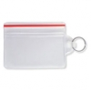 Resealable ID Badge Holders with Key Ring (100/Pack)