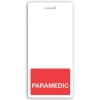 Vertical Red "PARAMEDIC" Badge Buddies (25/Pack)