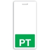 Vertical Green "PT" Badge Buddies (25/Pack)