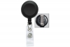 Black Badge Reel with Reinforced Vinyl Strap & Belt Clip