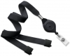 Black Breakaway Lanyard with "Quick Lock" Badge Reel (100/Pack)