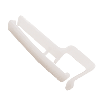 "Uni-Clip" White Plastic ID Clips (100 Pack)