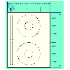 4-1/2" Diameter CD Labels (100 Sheets/Box)