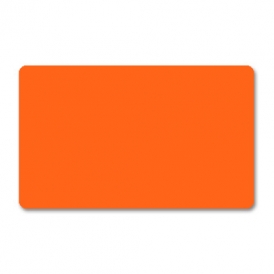 Orange 30 Mil Plastic PVC Cards (100/Pack) | Plastic Photo ID