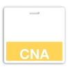 Horizontal Yellow "CNA" Badge Buddies (25/Pack)