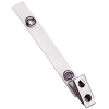 4" 2-Hole Clip with Clear Mylar Strap