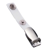 Suspender Clip with Reinforced White Strap