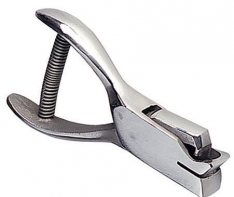 Hand Held Slot-Shaped Card Punch