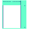 8-1/2" x 11" Full Page Sheet Label (100 Sheets/Box)